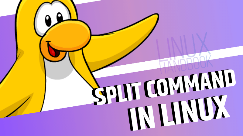 Split Command Linux