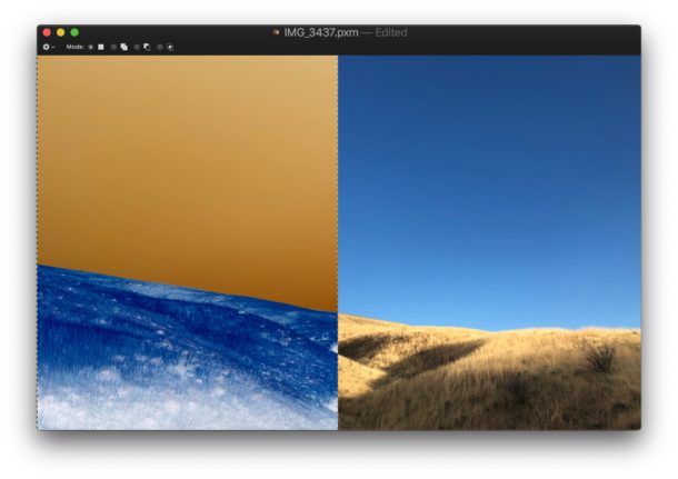 Invert image on Mac with Pixelmator keystroke