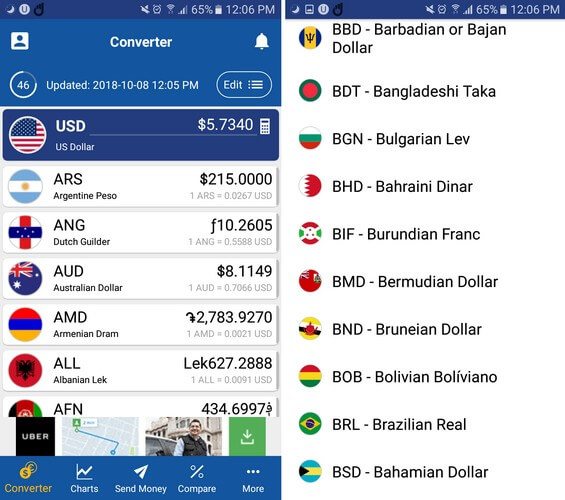 xe currency converter app download