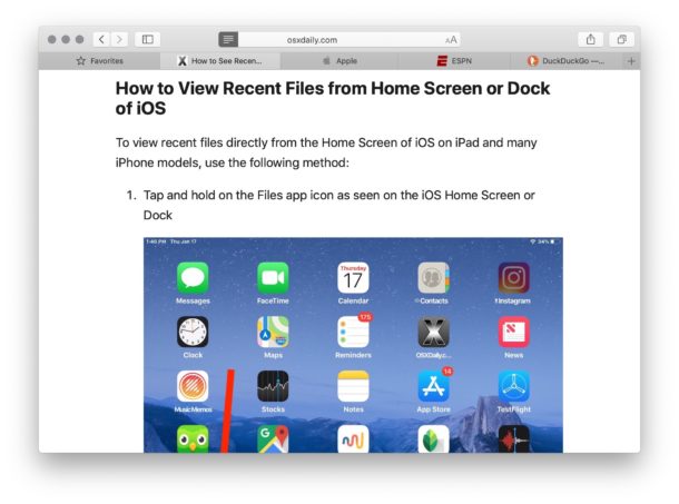 Showing Safari website favicons on Mac