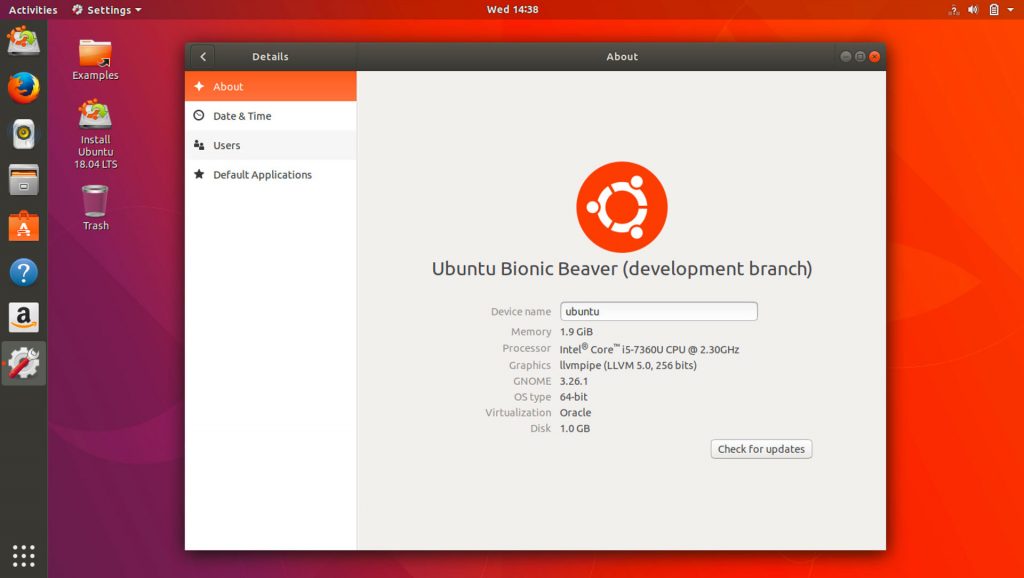 install gnome on ubuntu server 18.04