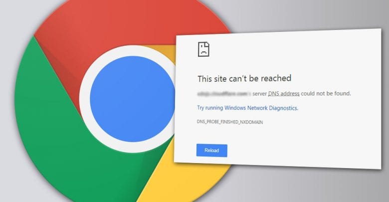 mail.google.com’s server dns address could not be found