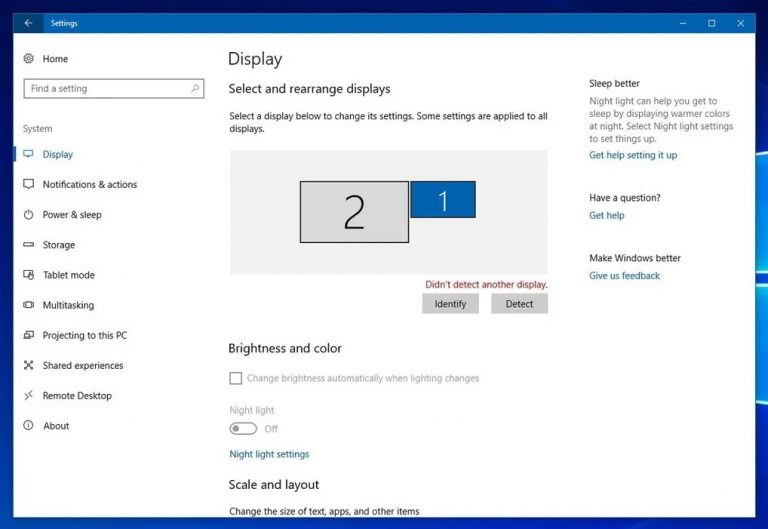 Fix Second Monitor not Detected on Windows 10 Techolac