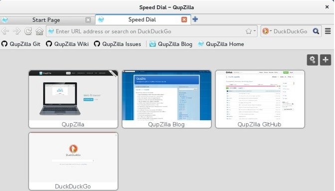 QupZilla browser