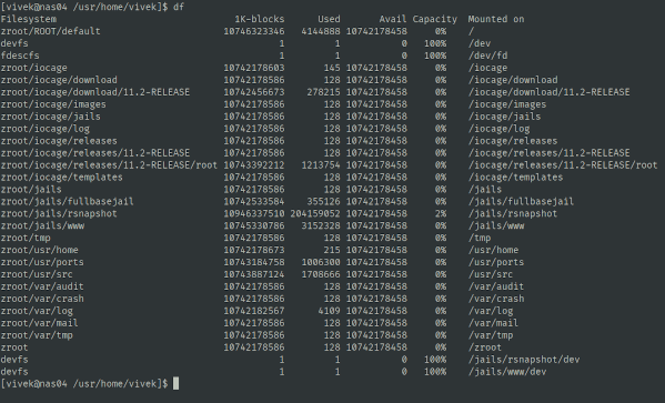 check hard disk health linux command