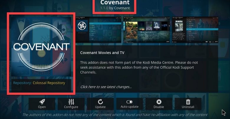 addon Covenant