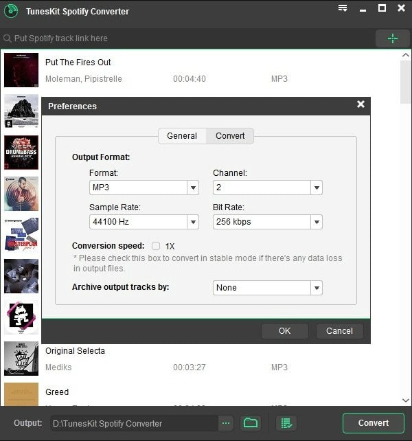 tuneskit spotify music converte