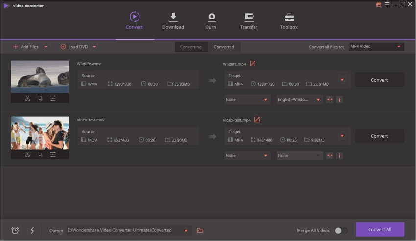 Wondershare Video Converter Ultimate