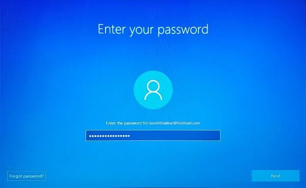 Recover Windows 10 Password