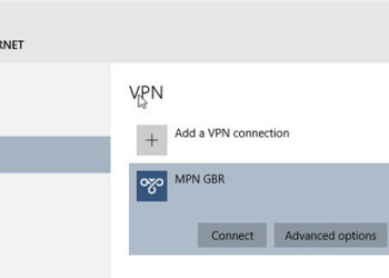 Connecting to a VPN on Windows 10