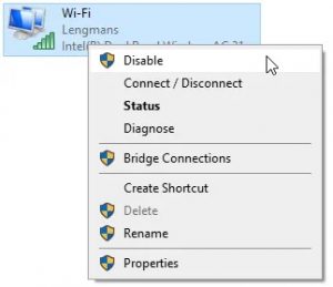 ethernet doesn't have a valid ip configuration