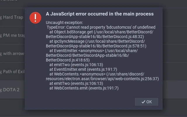 discord javascript error