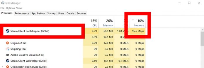 steam cpu usage problem