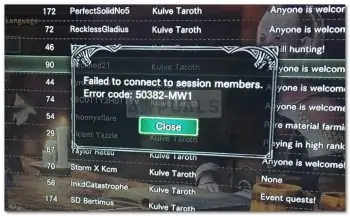 mhw error code 50382-mw1