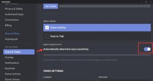 discord green circle but no sound