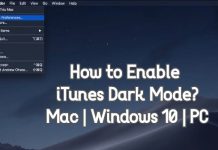 itunes dark mode windows 10