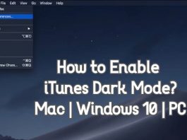 itunes dark mode windows 10