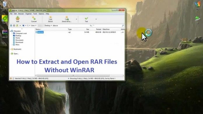 how to open rar files