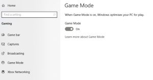 optimize windows 10 gaming