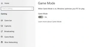 optimize windows 10 gaming