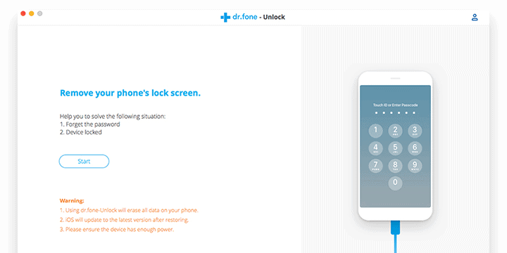 dr fone iphone unlock
