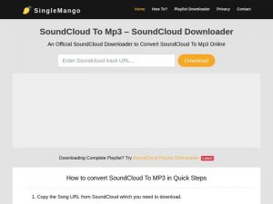 soundcloud to mp3 converters