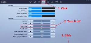 how to fix fortnite voice chat not working