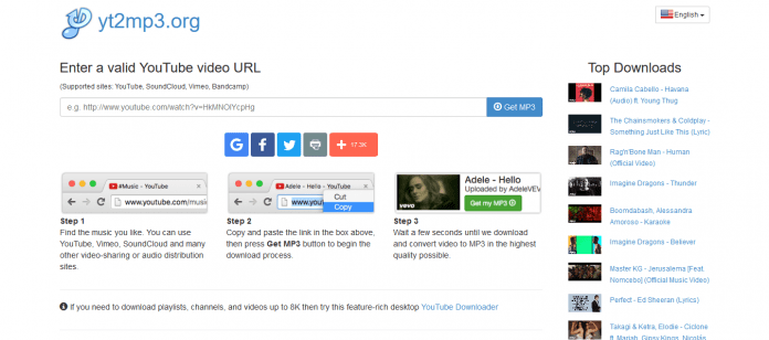 Screenshot_2020-12-27 Online YouTube to MP3 Converter yt2mp3.org alternatives