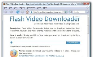 flash video downloader free download software
