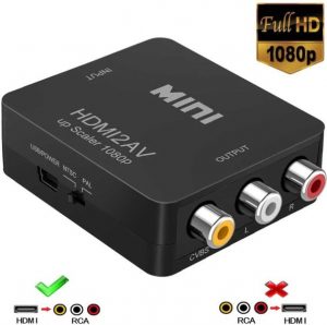 Wonlyus HDMI to RCA Composite Videos Audio Converter