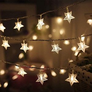 Most acceptable Shapes: Twinkle Star 100 LED Star String Lights