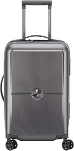 Best Lightweight Carryon: Delsey Turenne International Carry-on Hardside Spinner Suitcase
