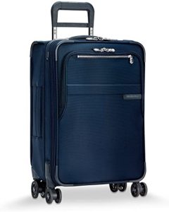 Best International Carryon: Briggs & Riley Baseline CX International Carry-on Spinner.