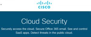 Cisco Cloud Security