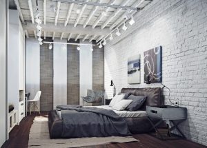 Industrial Bedroom Anna Teklyuk