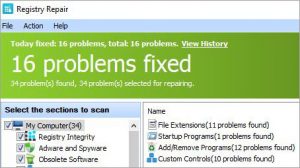 Glarysoft Registry Repair