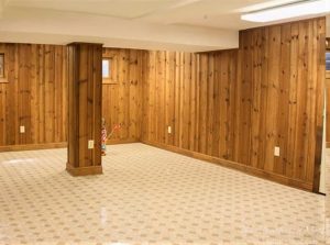 Before: Wood Paneling Overload