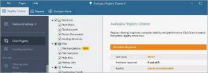 Auslogics Registry Cleaner