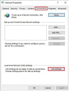 disable proxy windows