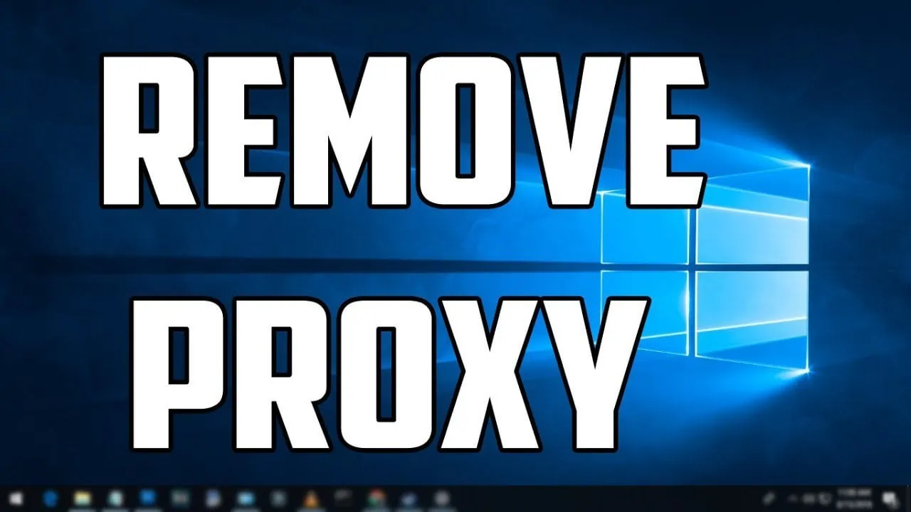 disable proxy windows