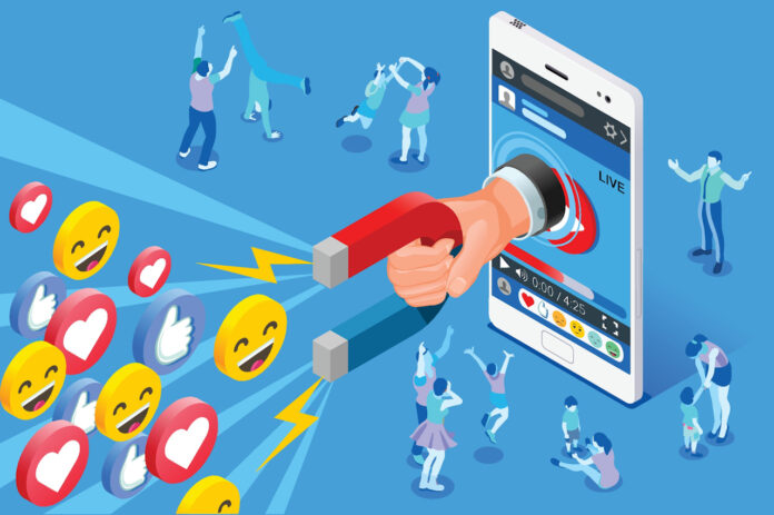 Social Influencer Concept Vector Design
