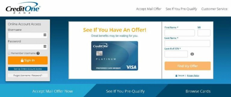credit one bank login bill pay credit one bank login bill pay
