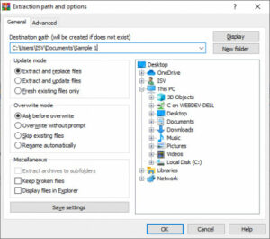 how to open rar files on windows 10 without winrar