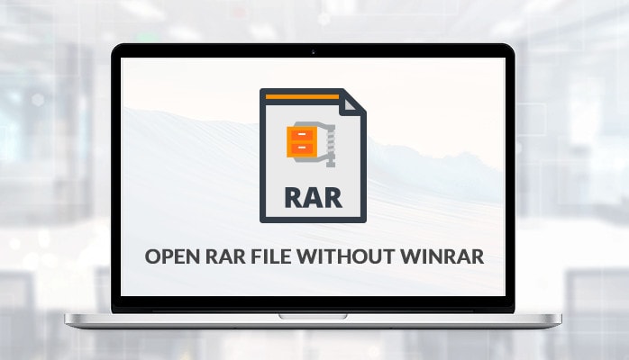 how to open rar files on windows 10 without winrar