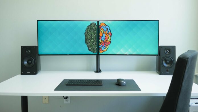 two-monitors dual monitor wallpaper