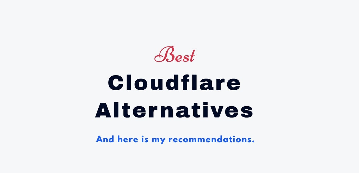 cloudflare alternative