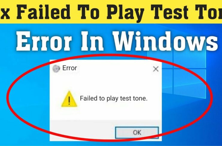 failed to play test tone