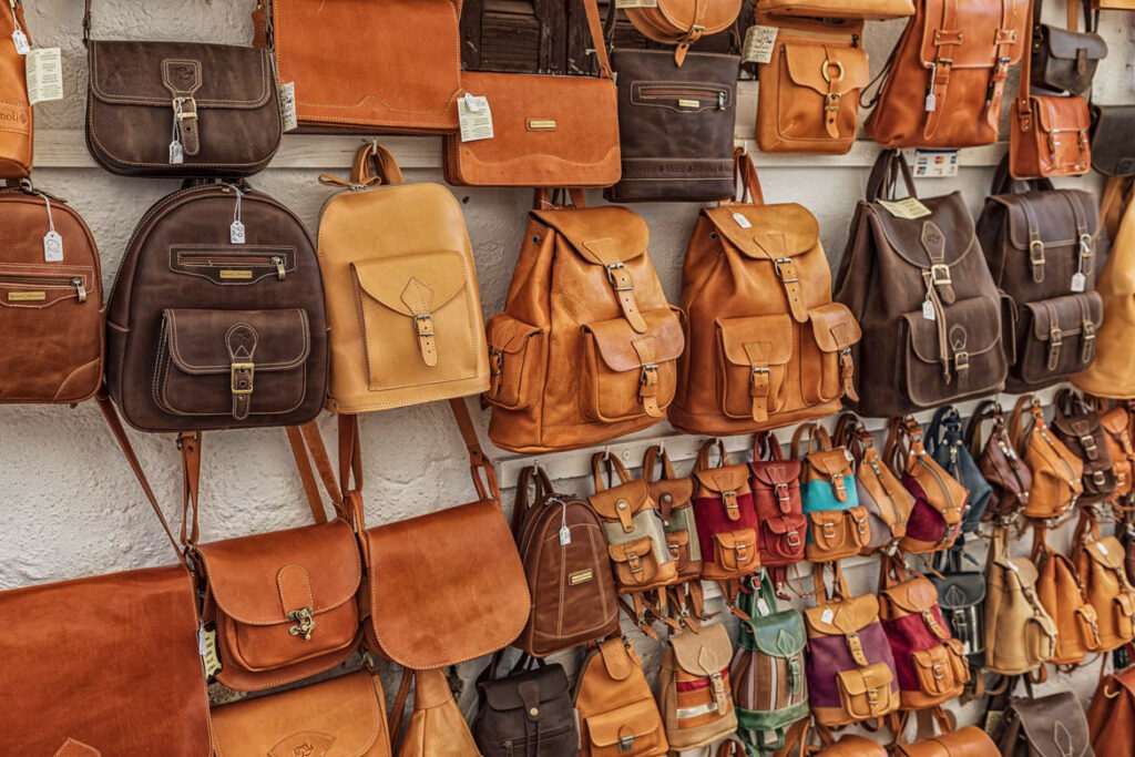 Leather bags