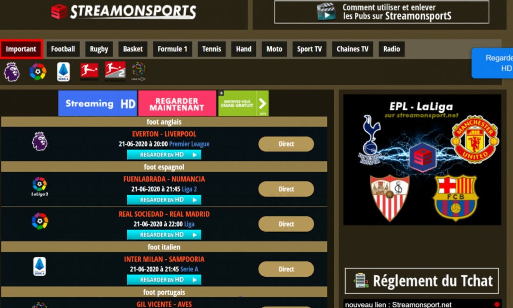 Top 25 Best Streamonsport Alternatives To Watch Sports Live - Techolac