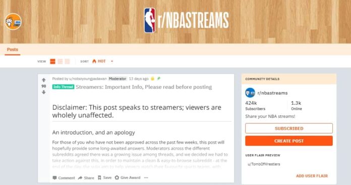 NBAStreams Alternatives